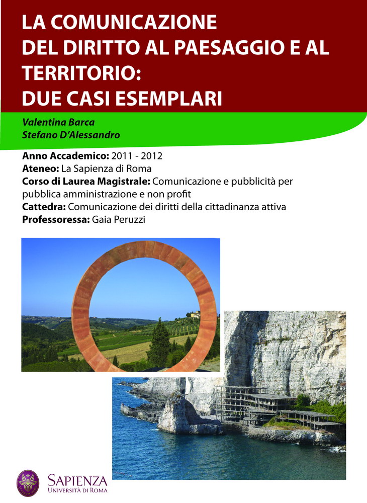 copertina comunicare il diritto al paesaggio