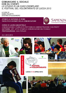 Copertina Paper Festival del Volontariato 2013