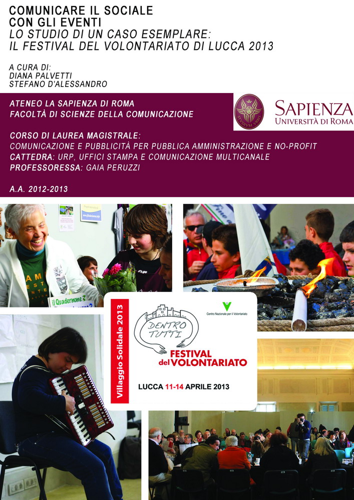 Copertina paper: Comunicare il sociale con gli eventi