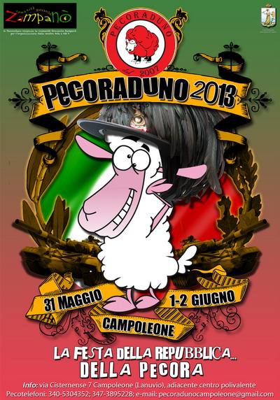 2013 manifesto pecoraduno la repubblica delle pecore