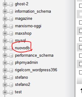 10 cliccare newdb